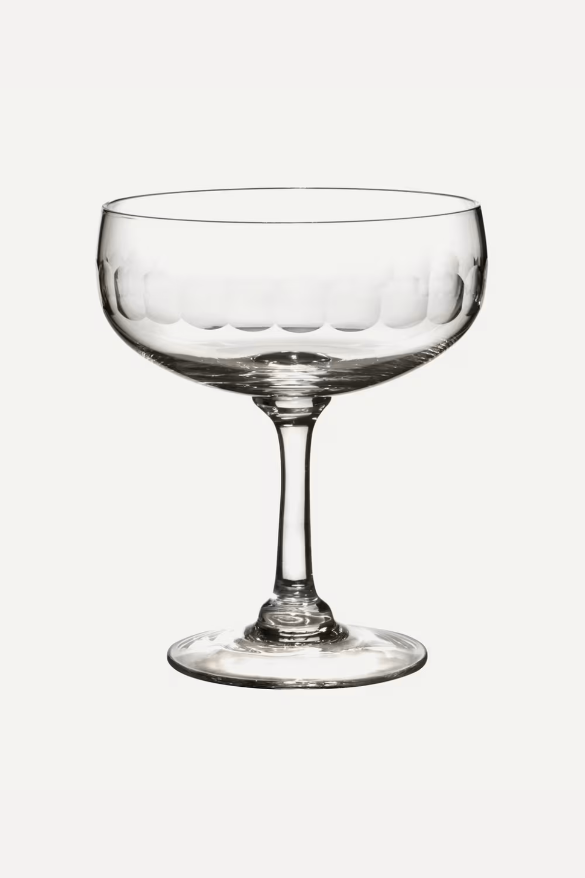 Crystal Cocktail Glasses with Lens Design