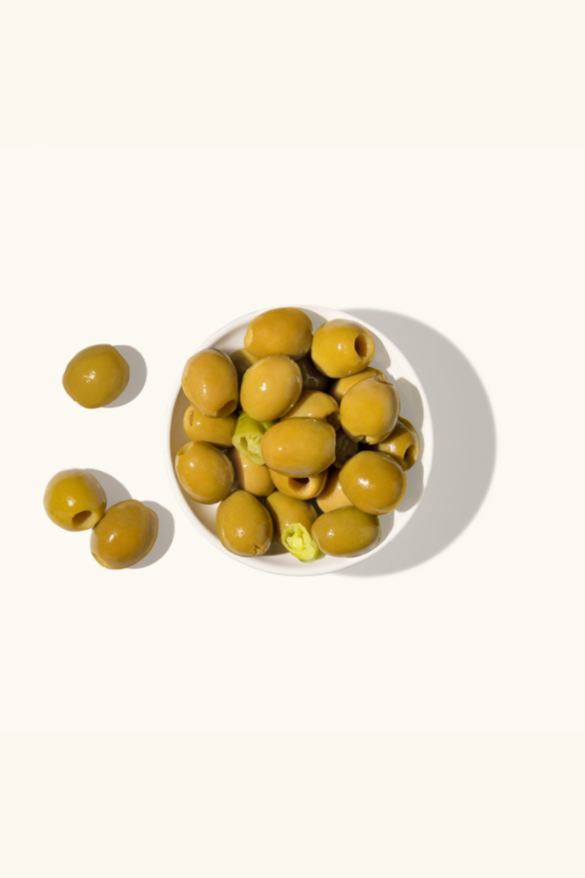 Pitted Olives ~ Gordal Picante Pitted Green Olives, Medium Tin (600G drained)
