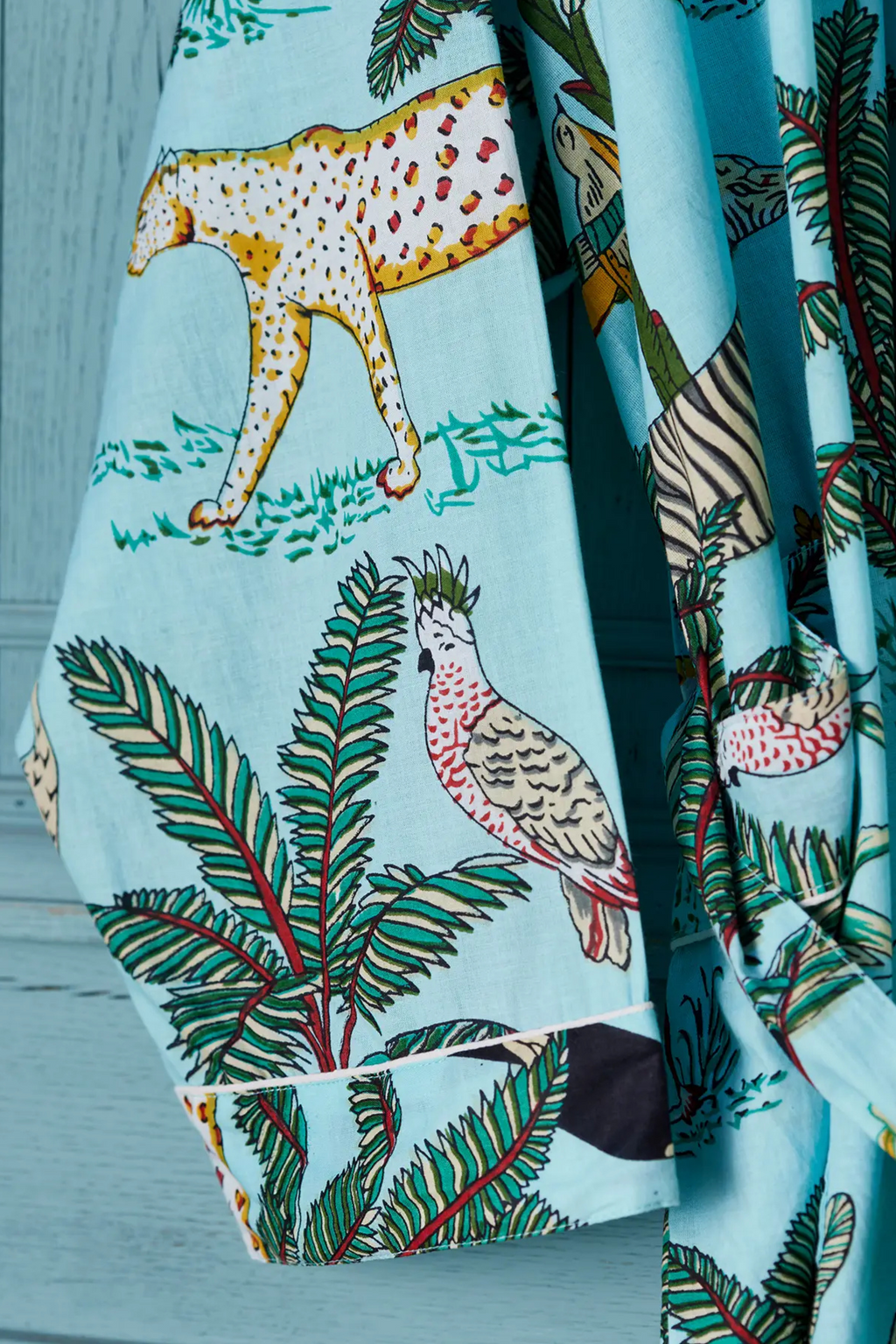 Jungle Print Cotton Robe
