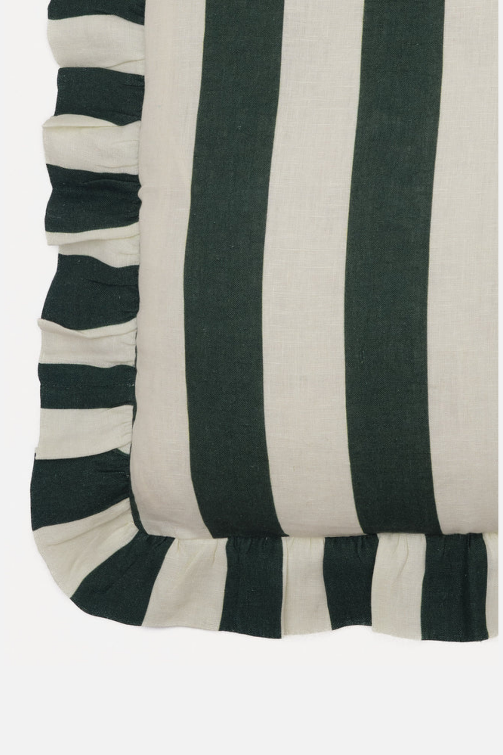 COMING SOON - Amuse La Bouche Forest Green Wide Stripe Cushion Cover