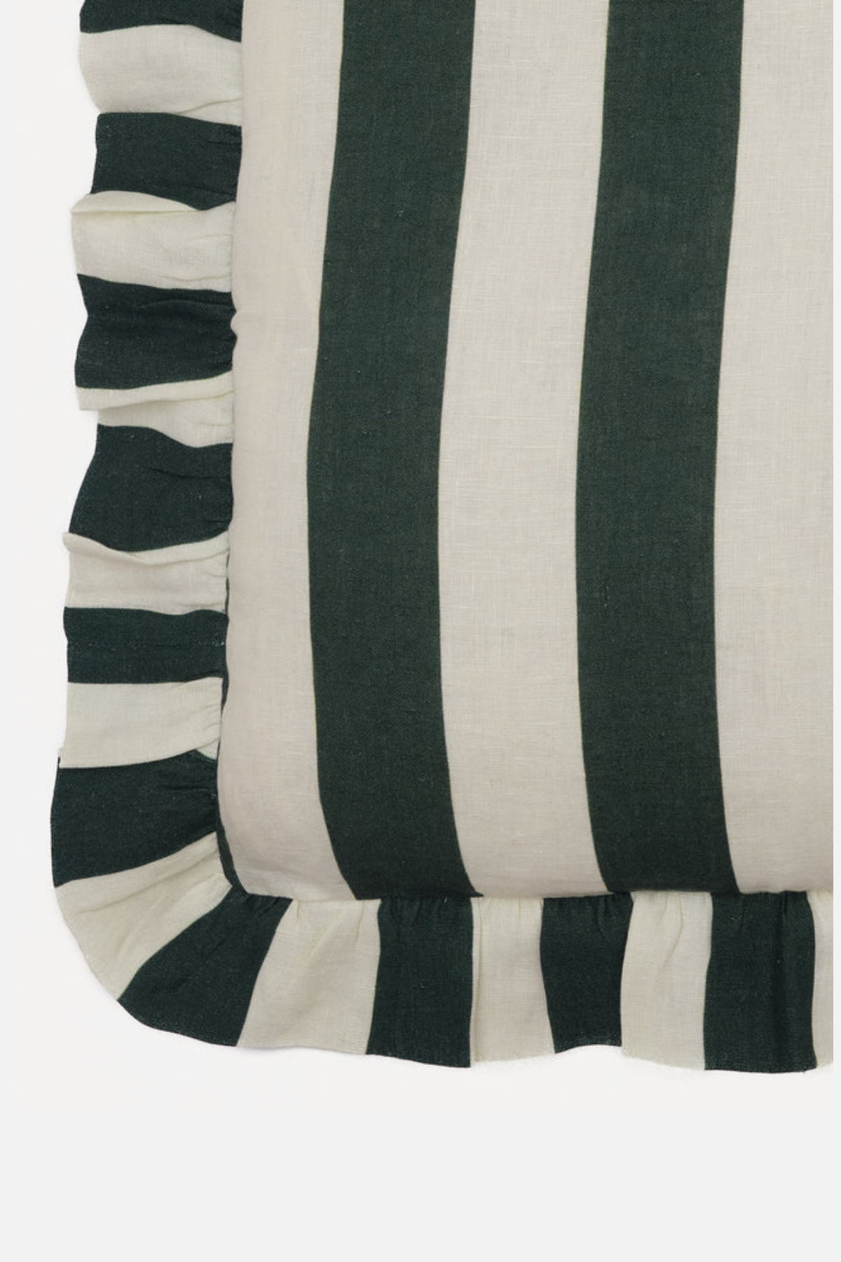 COMING SOON - Amuse La Bouche Forest Green Wide Stripe Cushion Cover