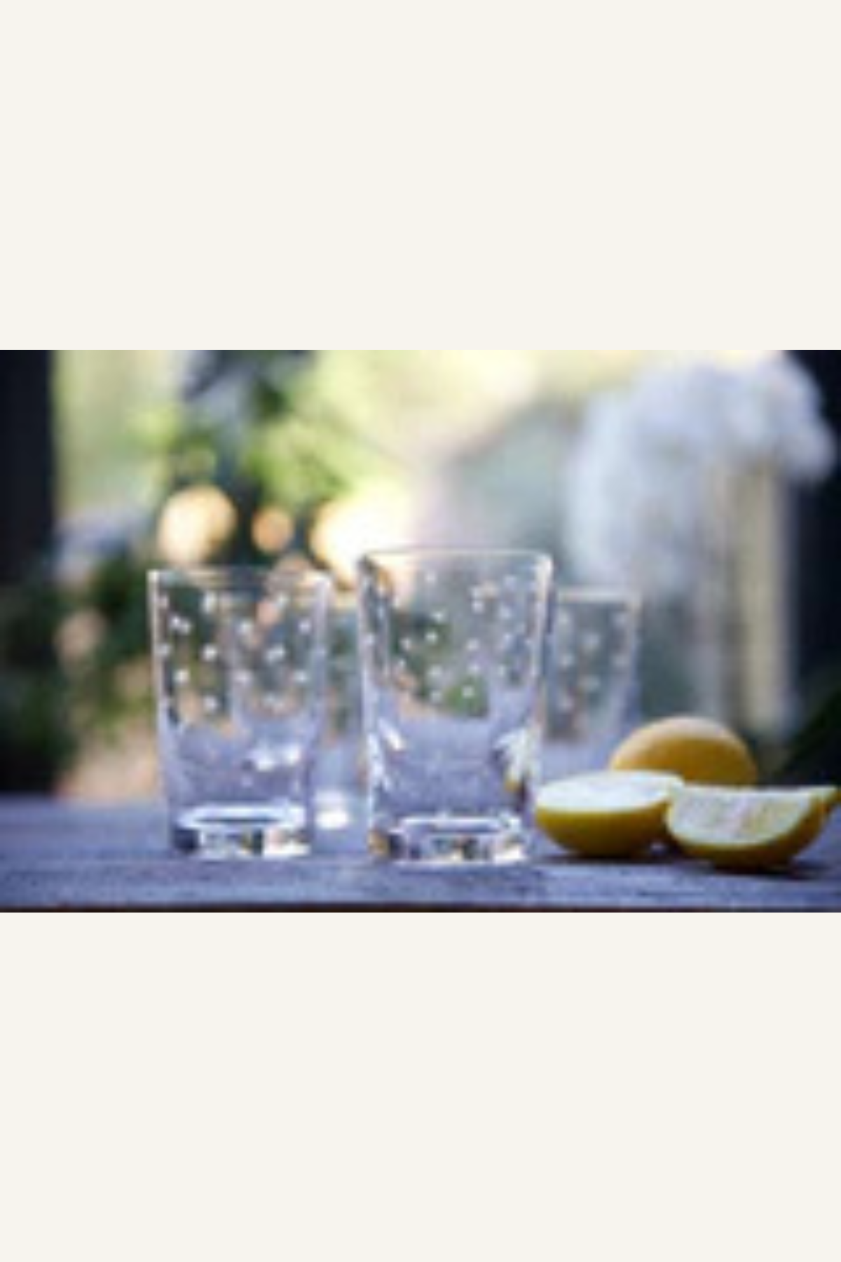 Crystal Tumblers with star design