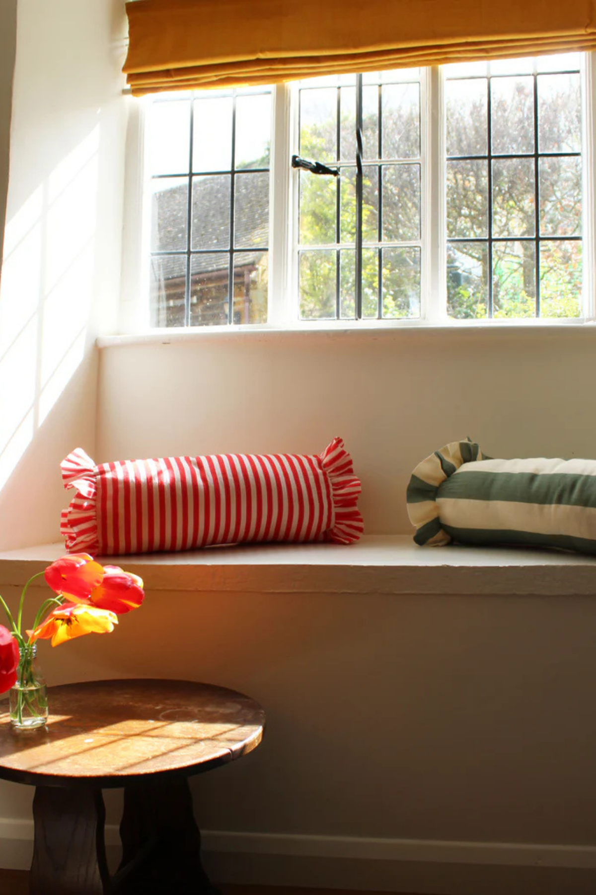 COMING SOON - Amuse La Bouche Cherry Red Bolster Cover