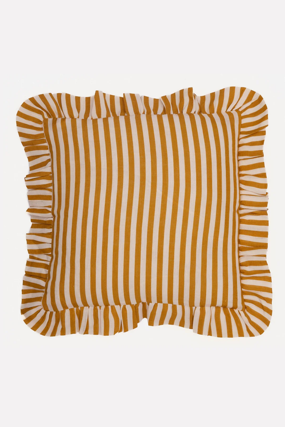 COMING SOON - Amuse La Bouche Ochre Candy Stripe Cushion Cover