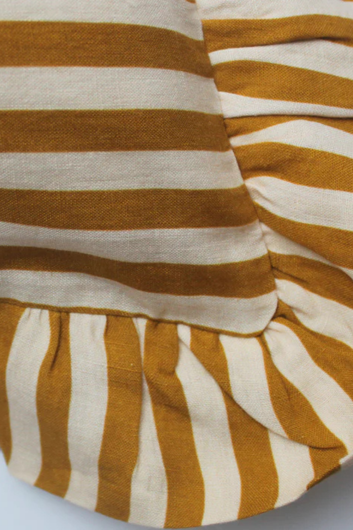 COMING SOON - Amuse La Bouche Ochre Candy Stripe Cushion Cover