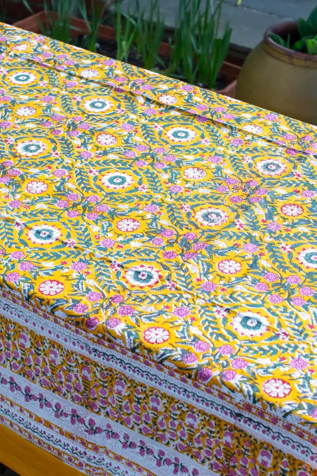 Block Printed Tablecloth