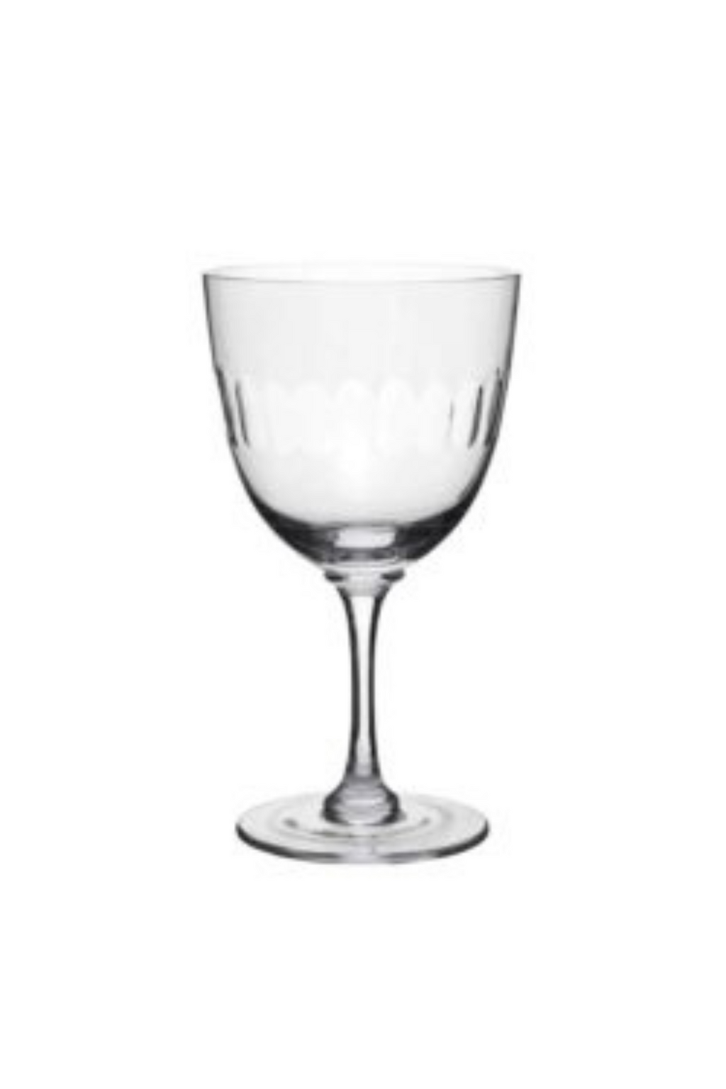 Crystal Wine Glasses with Lens Design