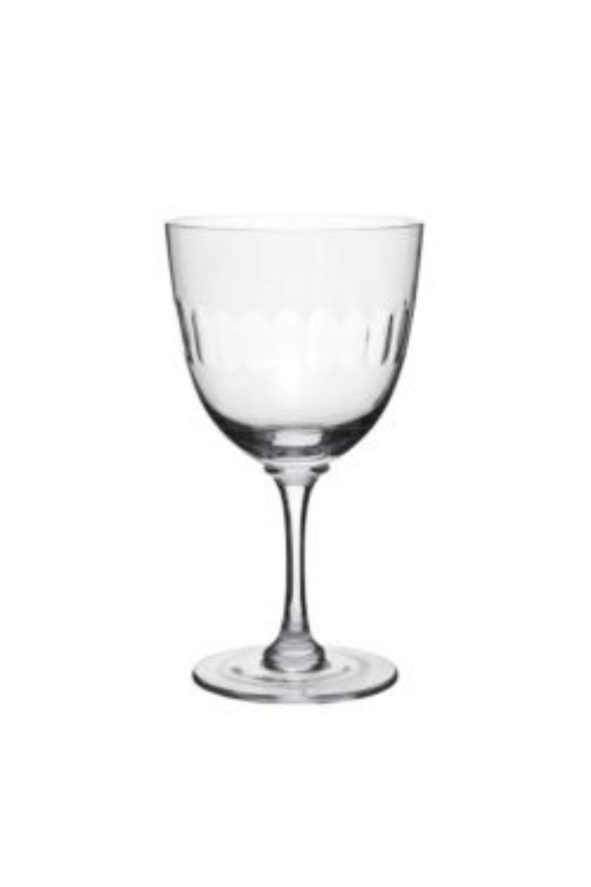 Crystal Wine Glasses with Lens Design