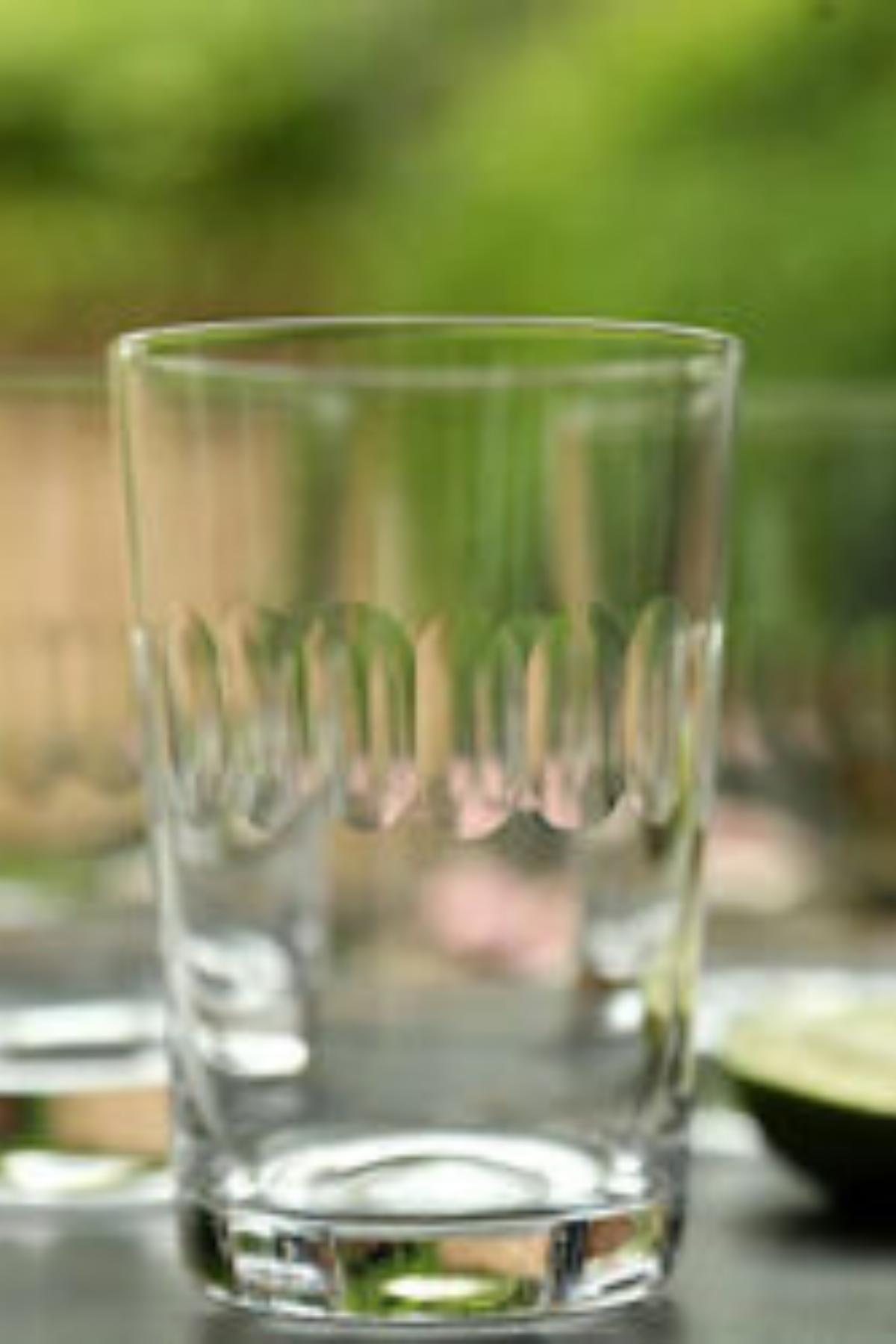 Crystal Tumblers with Lens Design