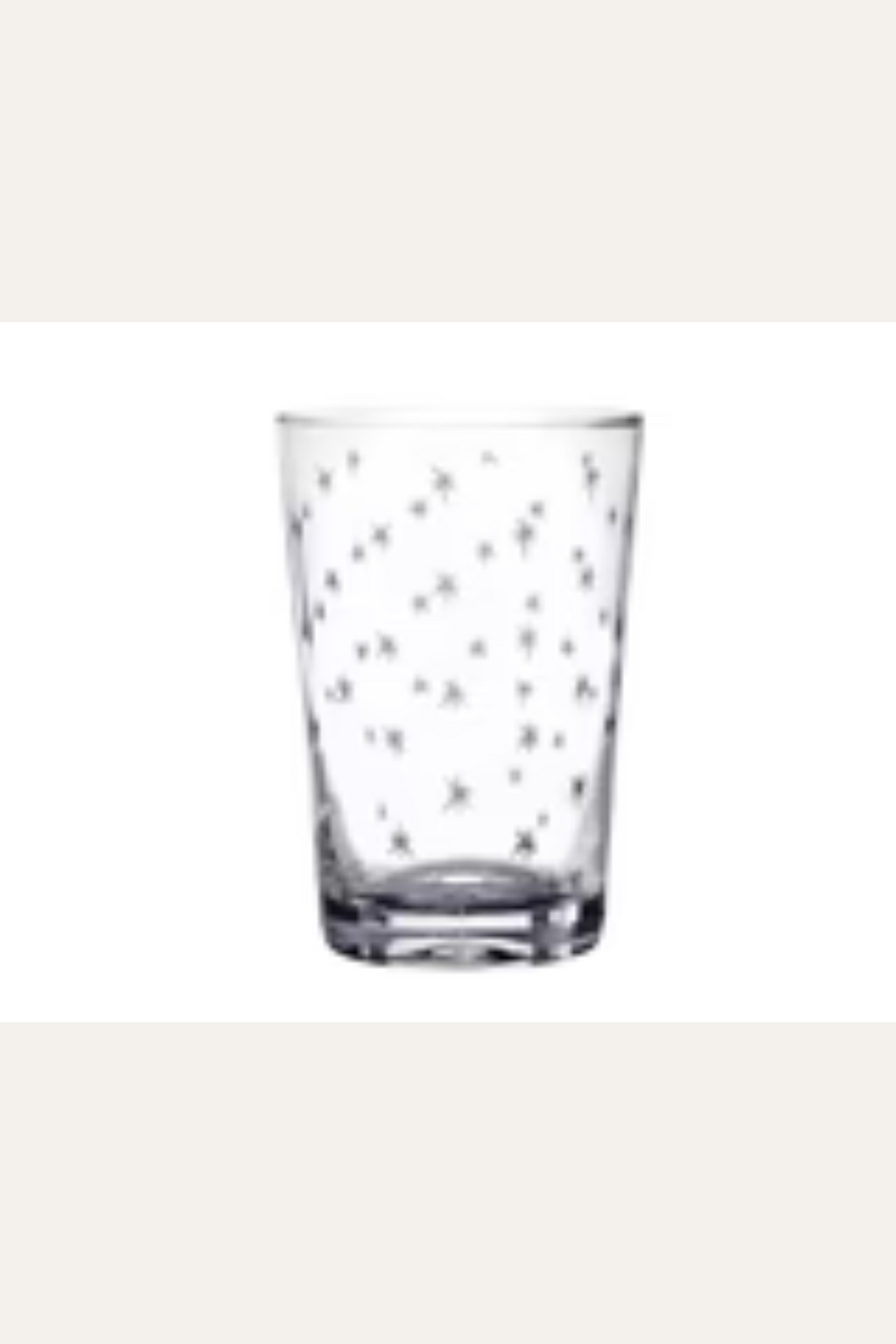 Crystal Tumblers with star design