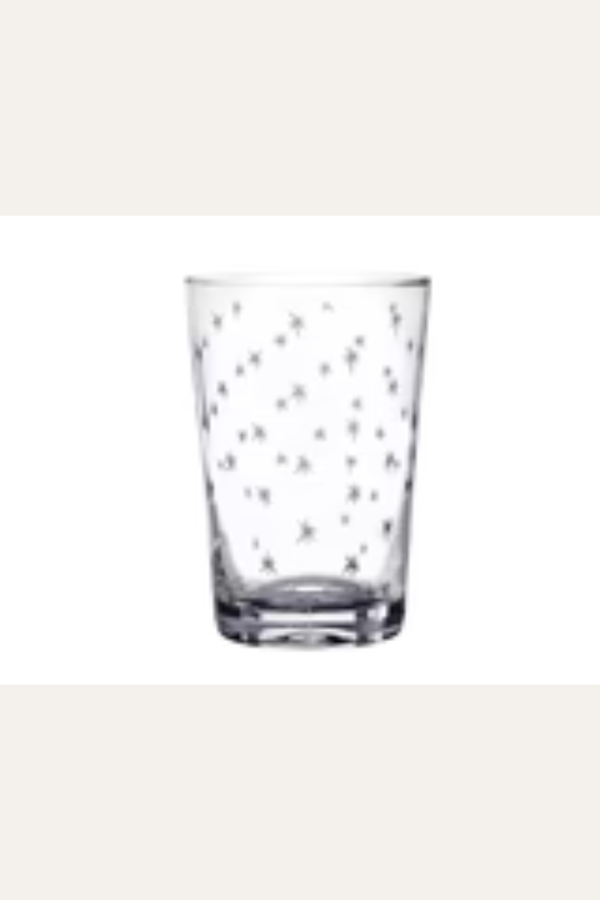 Crystal Tumblers with star design
