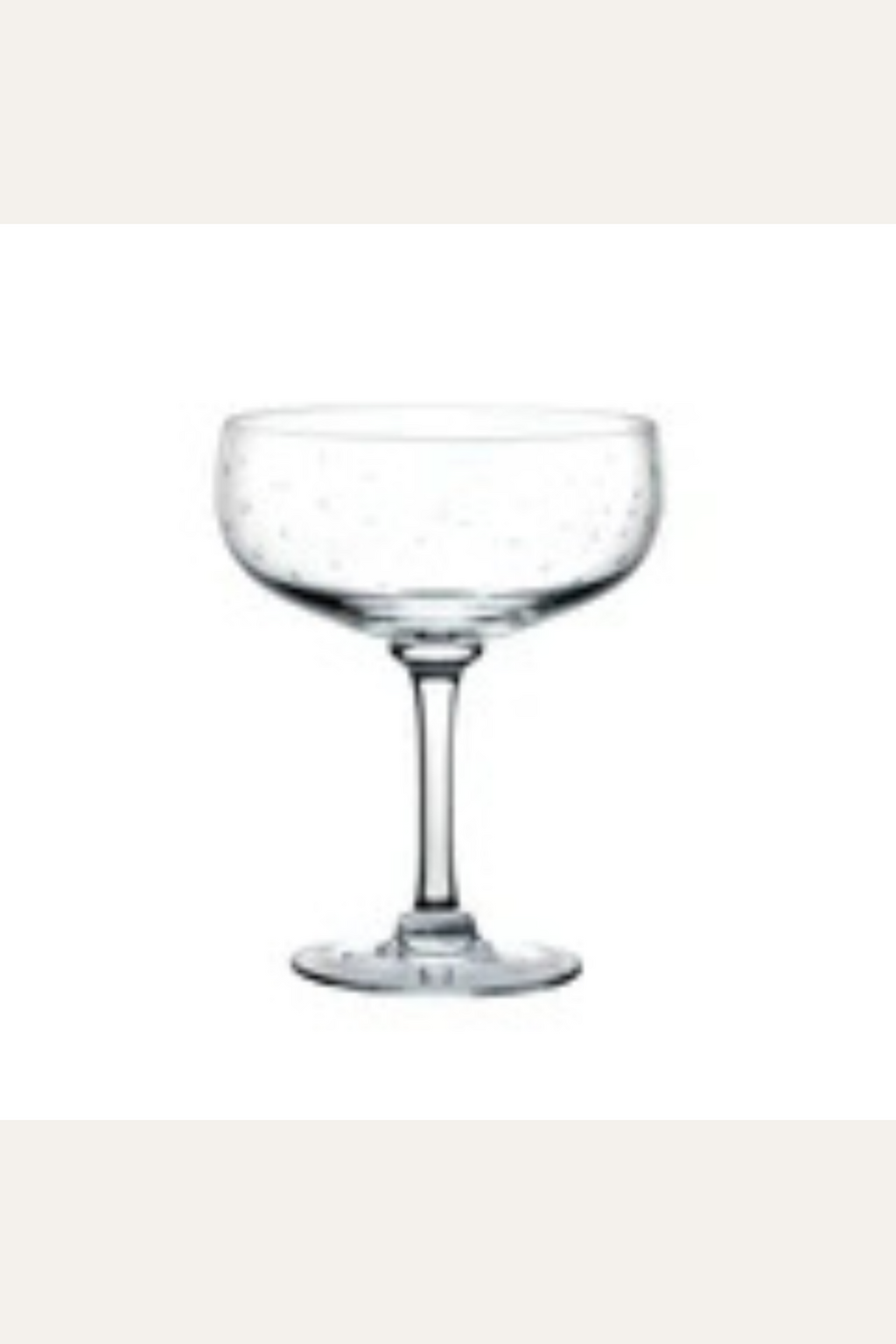 Crystal Champagne Saucer