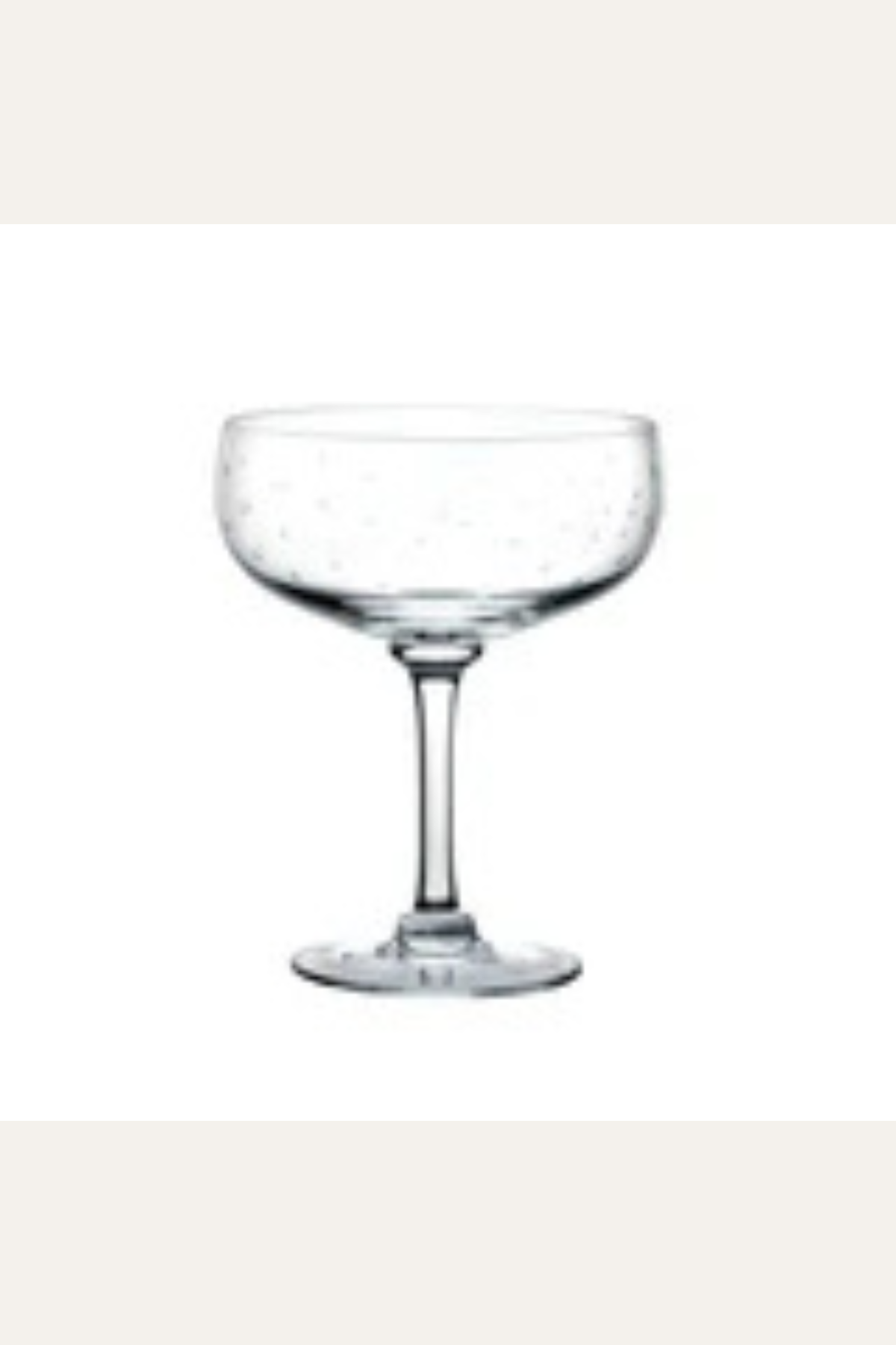 Crystal Champagne Saucer